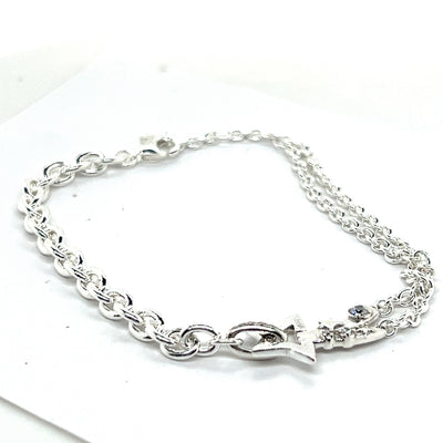 Sterling Silver Star Bracelet.