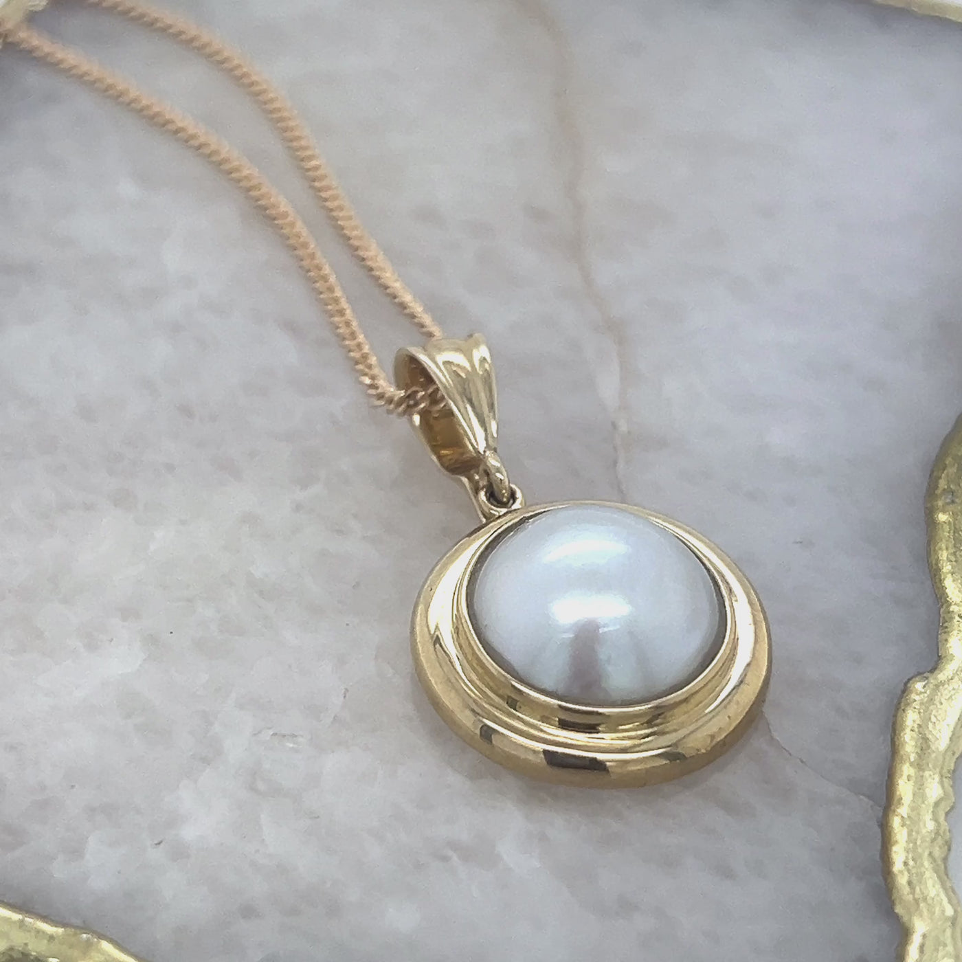 Mabe Pearl Enhancer Pendant.