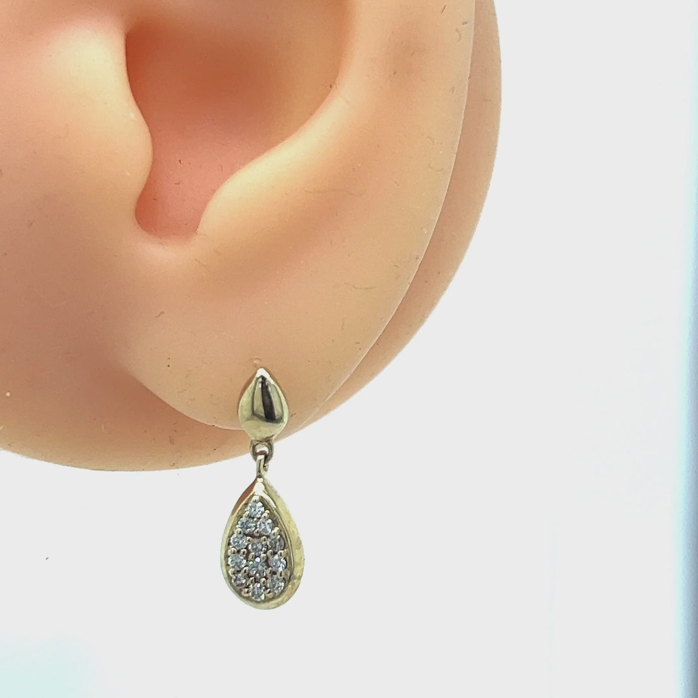 Dreamtime Diamond Tear Drop Earrings