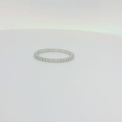 18ct White Gold Diamond Eternity Ring - 0.38 carats.